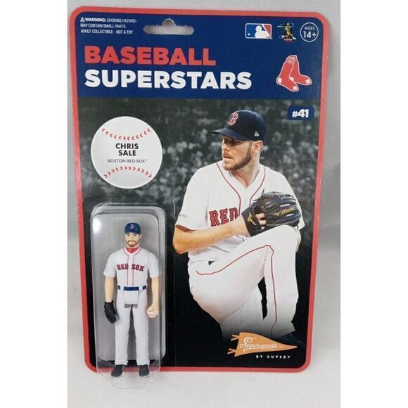 Chris Sale(Boston Red Sox MLB ReAction Figure by Super7 Brand New Seal Original - Picture 12 of 12